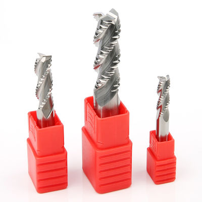 HRC55 3 Edge Flute CNC Roughing End Mill Three Blade Aluminum Milling Cutter