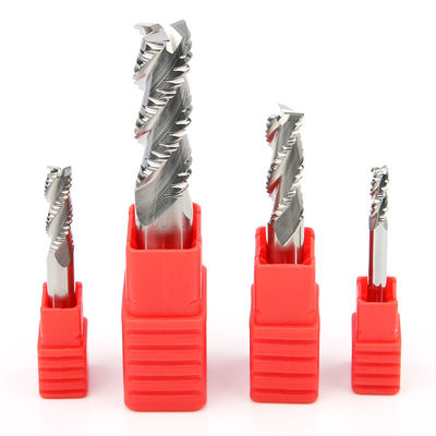 6mm Solid Carbide Roughing End Mills Wave Milling Cutter Aluminum