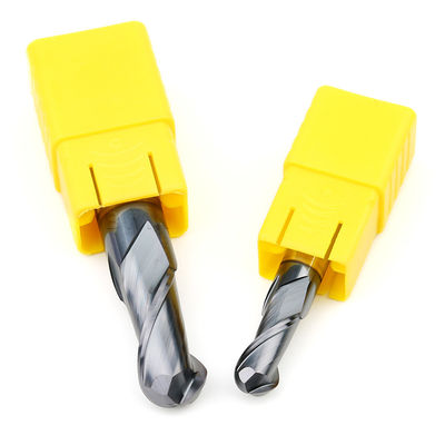 HRC60 Carbide 2 Flutes Length Ball Nose End Mills Tungsten Steel Milling Cutter With Ball Head