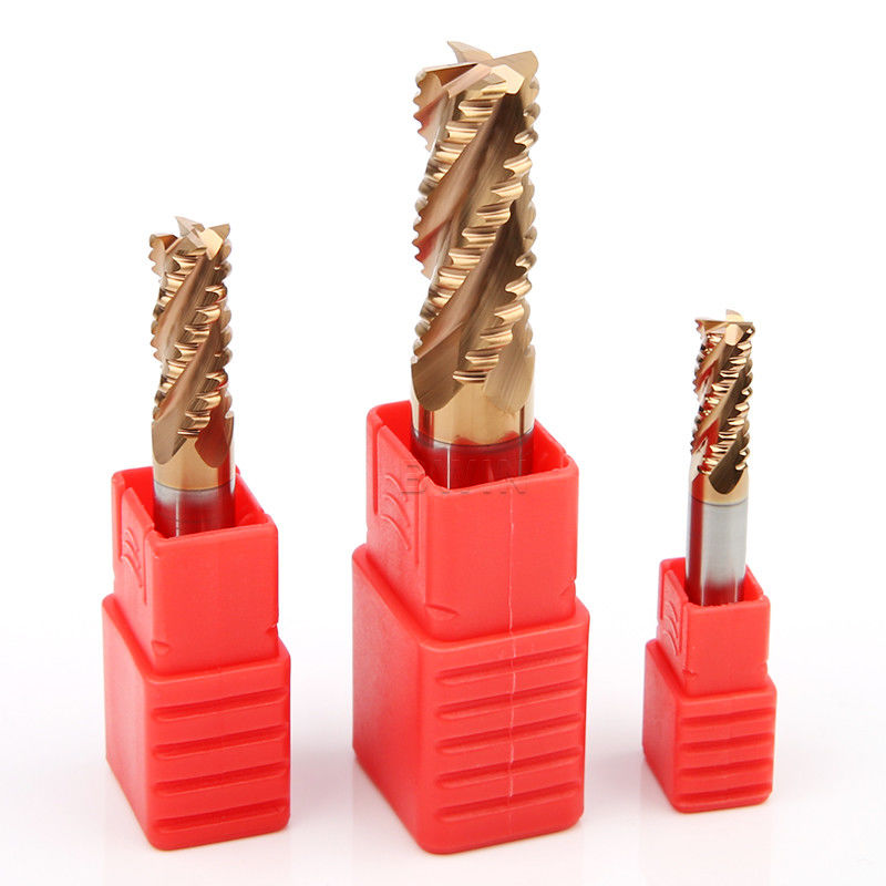 8mm Roughing Carbide End Mill Solid 8 Flutes For Rough Milling