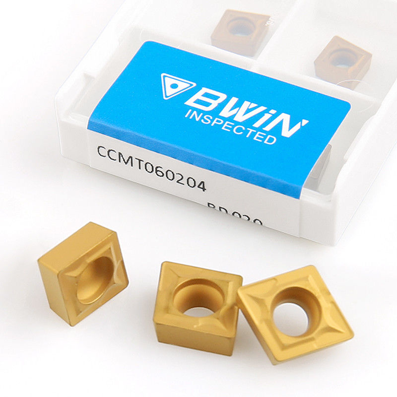 Ccmt09t304 Lathe Turning Inserts Tungsten Carbide Precision Cutting