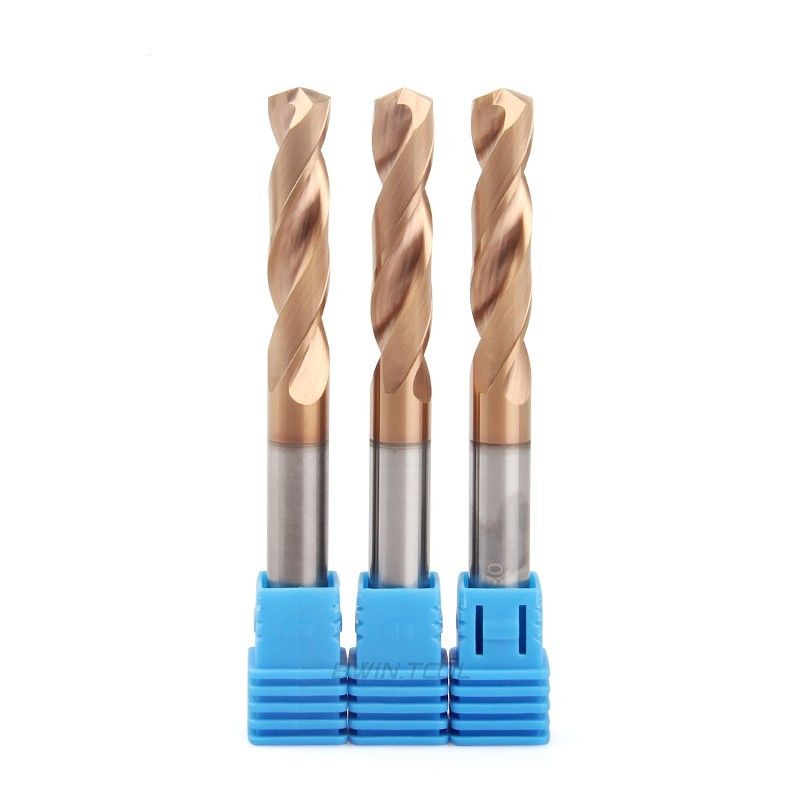 3D Steel Tungsten Tipped Drill Bit Inner Cooling Solid Carbide Twist Drill