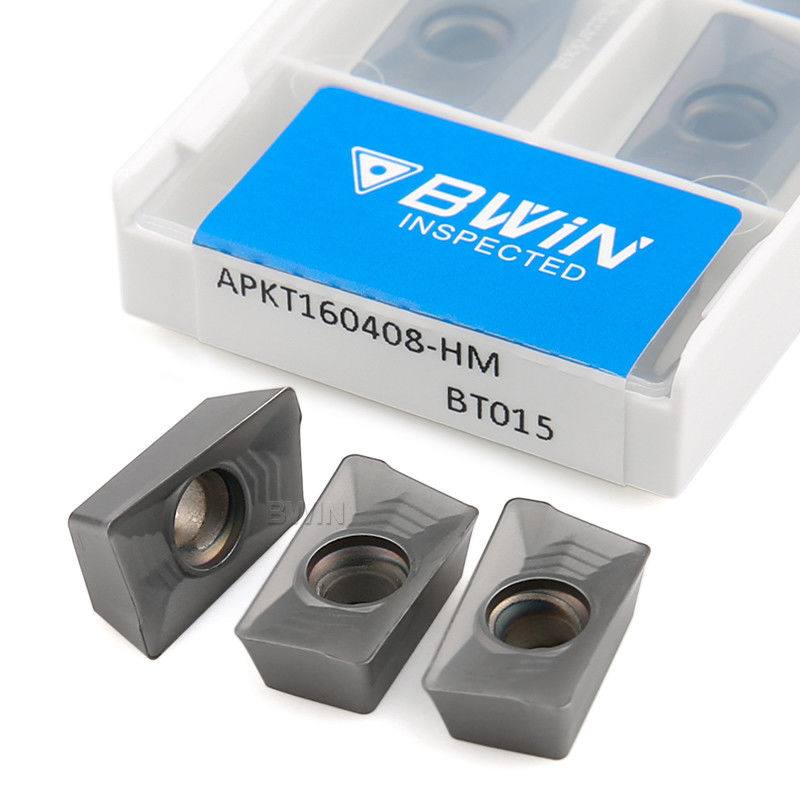 APKT 1604 Cemented CNC Milling Inserts High Efficiency For Stainless Steel